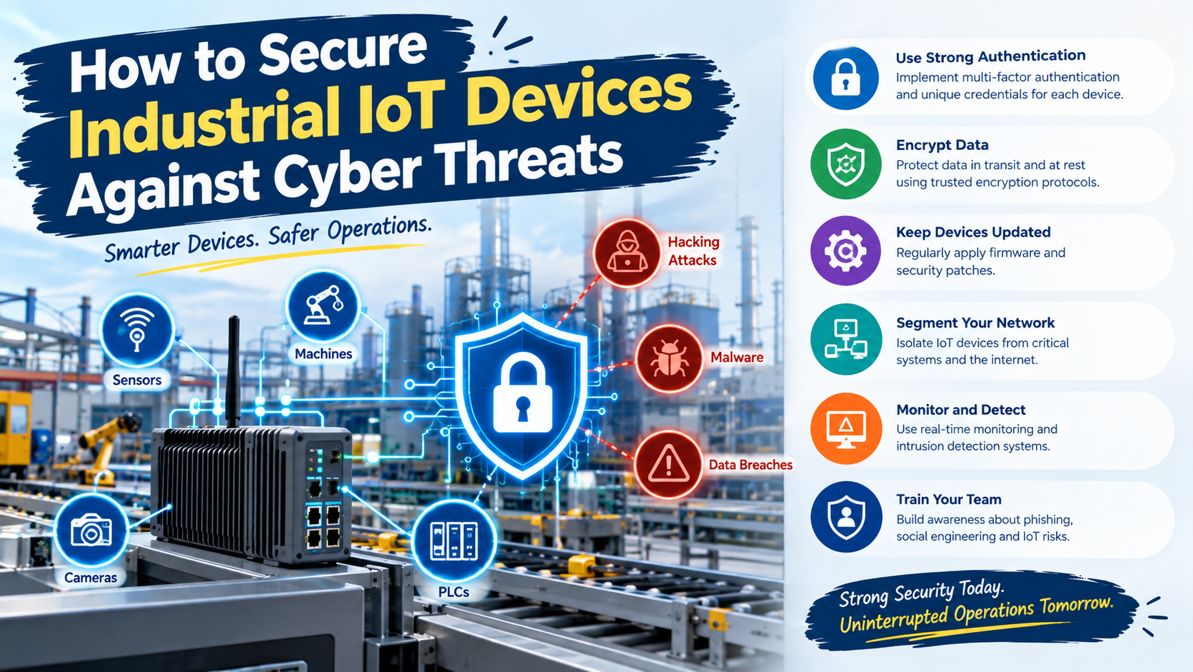 How to Secure Industrial IoT Devices Against Cyber Threats